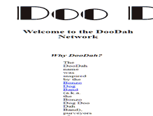 Tablet Screenshot of doodah.net